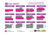 Calendrier alternance 2026-2027 - M1 Gestion Production Logistique, Achats 